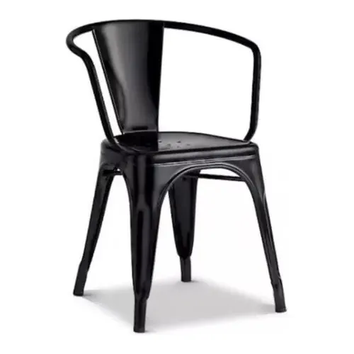 Silla Tolix Con Apoya Brazos Metalica Comedor Restaurante 
