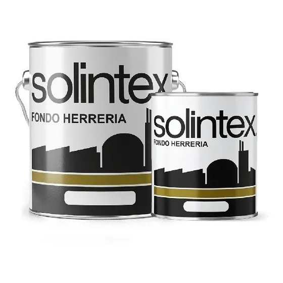 Fondo Blanco Herreria 721 1/4 Galon Anticorrosivo Solintex