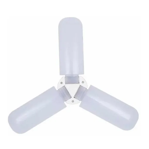 Bombillo Led Plegable 3 Aspas Ahorrador Lampara Ventilador