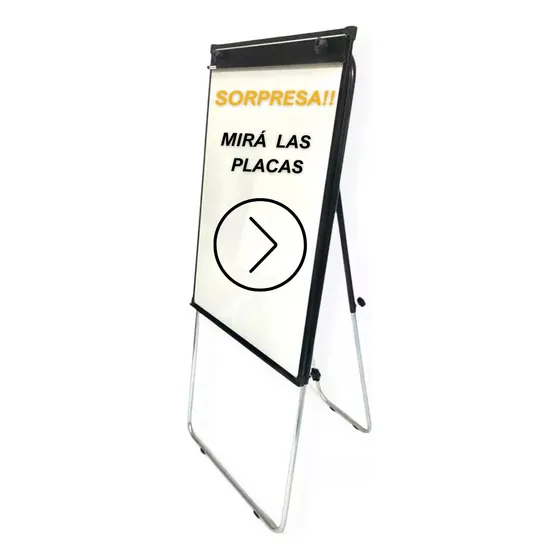 Rotafolio Magnético Con Pizarra Blanca + Accesorios Gratis