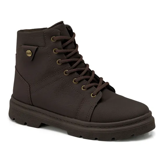 Bota Coturno Infantil Meninos Klin Rock Confortável Leve