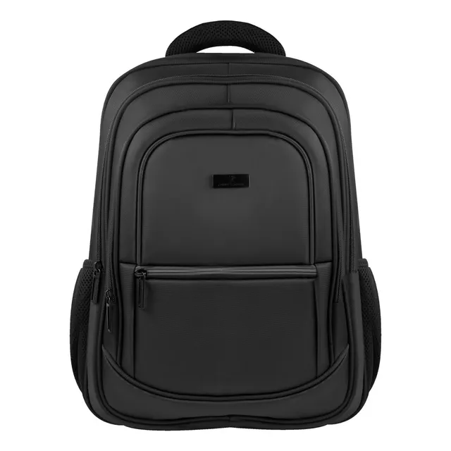 Perfect Choice Mochila De Nylon Essentials Para Laptop 17'' Color Negro Diseño de la tela Negro