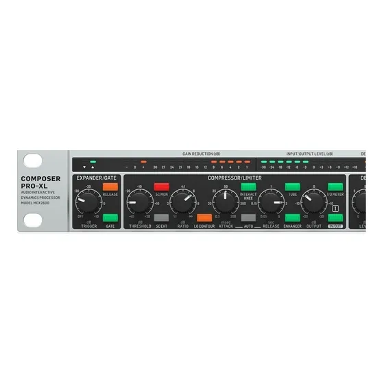 Composer Pro Behringer Mdx 2600 Expander, Limiter, Gate.