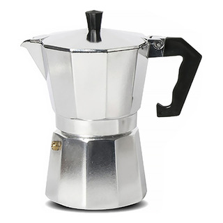 Cafetera Moka Para Expresso 1 Tazas De Aluminio 12 Cm Color Plateado Cafetera Moka Para Expresso 1 Tazas De Aluminio 12 Cm Color Plateado