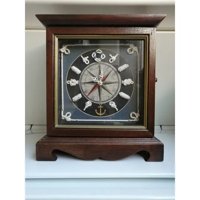 Reloj Analógico De Batería Motivo Marino 