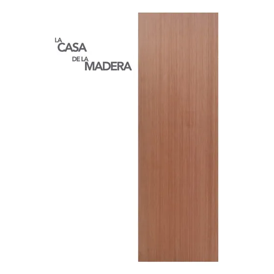 Puerta Entamborada Roble Blanco Y Rojo 80x210 