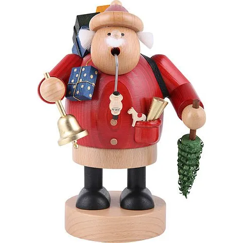 Aleman Incienso Fumador Santa Claus  18 cm Erzgebirge