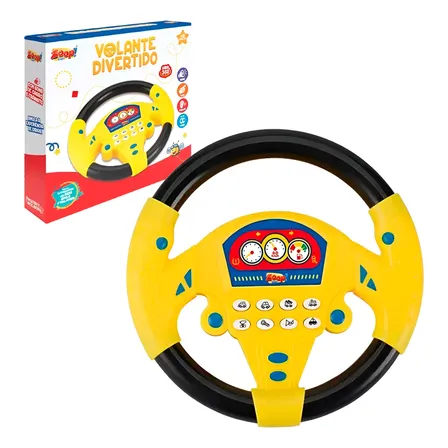 Volante Interativo Infantil Brinquedo Motorista Musical Som