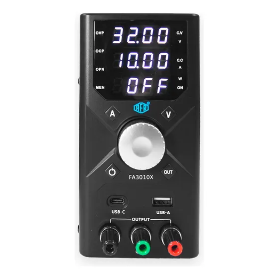 Fonte De Alimentação Bancada 300w 10a 4 Digitos Afr Fa3010x
