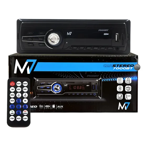 Rádio Automotivo M7 7000bt Bluetooth Usb Fm 25w 4 Canais