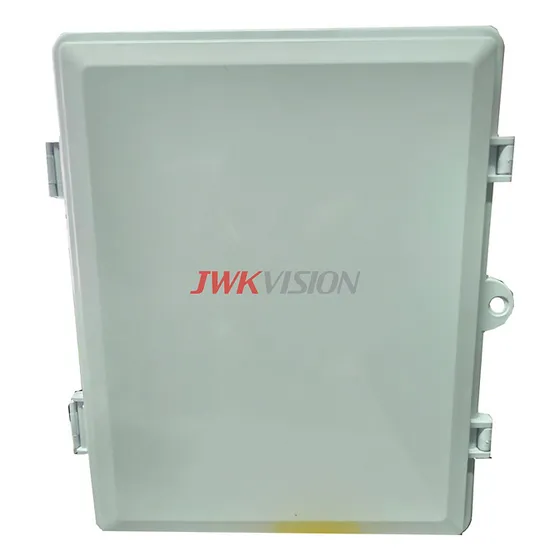 Caja Impermeable Plastico Con Bisagras Ip66 327x230x95mm Jwk