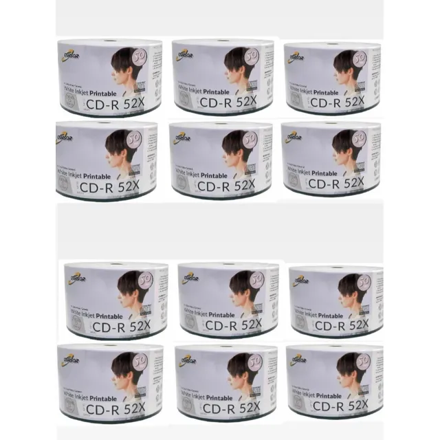 Cd Imprimible 52x 12 Pack De 50 Unidades Cada Uno