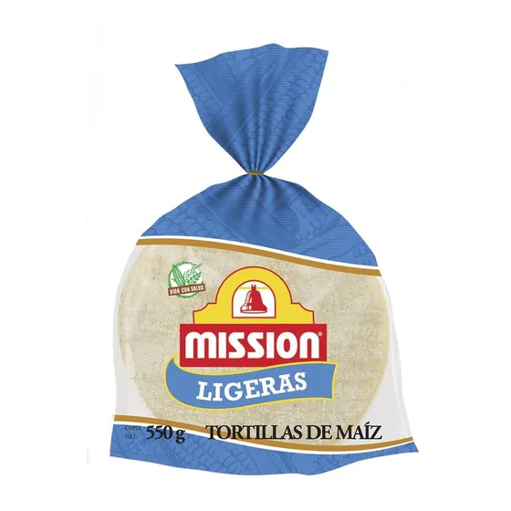 Tortilla De Maiz Mission Blanca 550 Gr