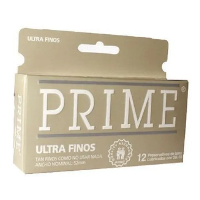 Preservativos Prime X 12 Un. + 3 Un. Ultrafino Liso