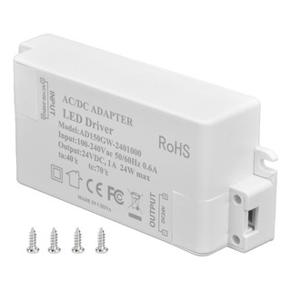 Fonte De Alimentação Led Dc 24v 24w 1a Volt Driver Fonte De Alimentação Led Dc 24v 24w 1a Volt Driver