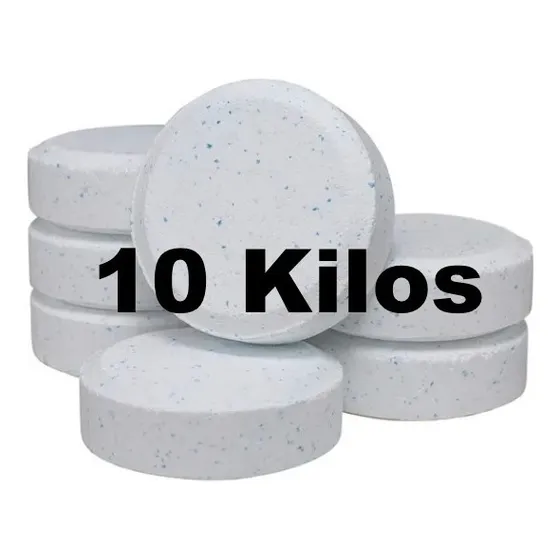 Pastillas Cloro Triple Accion Multiaccion 200gr 10kg Vulcano
