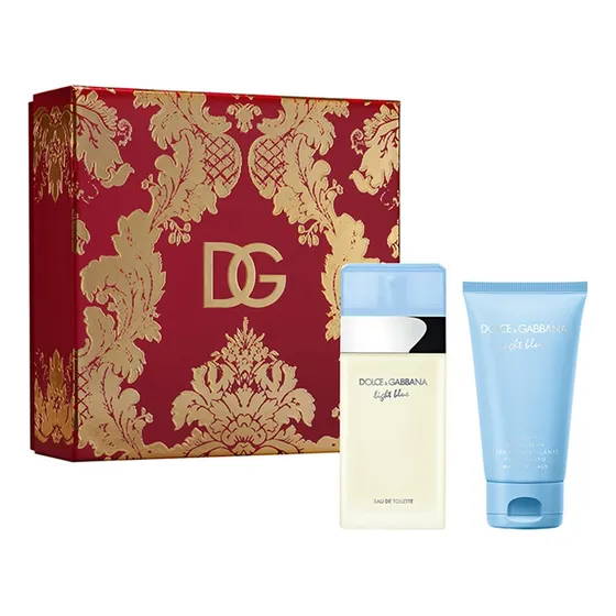 Set De Regalo Perfume Dolce & Gabbana Azul Claro, 2 Piezas,