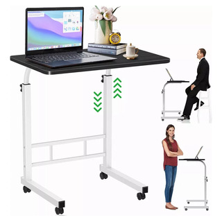 Mesa Laptop Con Ruedas Y Altura Regulable (40 X 60 X 90 Cm) Mesa Laptop Con Ruedas Y Altura Regulable (40 X 60 X 90 Cm)