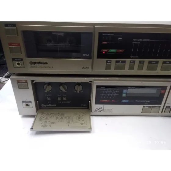 Receiver + Tape Deck Gradiente Ds 20 Leia Anuncio
