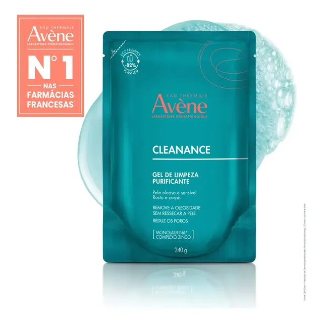 Gel de Limpeza Facial Avène Cleanance Pele Mista a Oleosa 240g