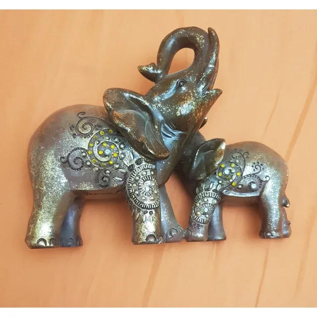 Figura De Elefante Indú, Para Adornar. Tamaño Normal.
