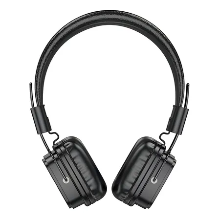 Audífonos Bluetooth Hoco W56 Over-ear Plegables 28h Negro