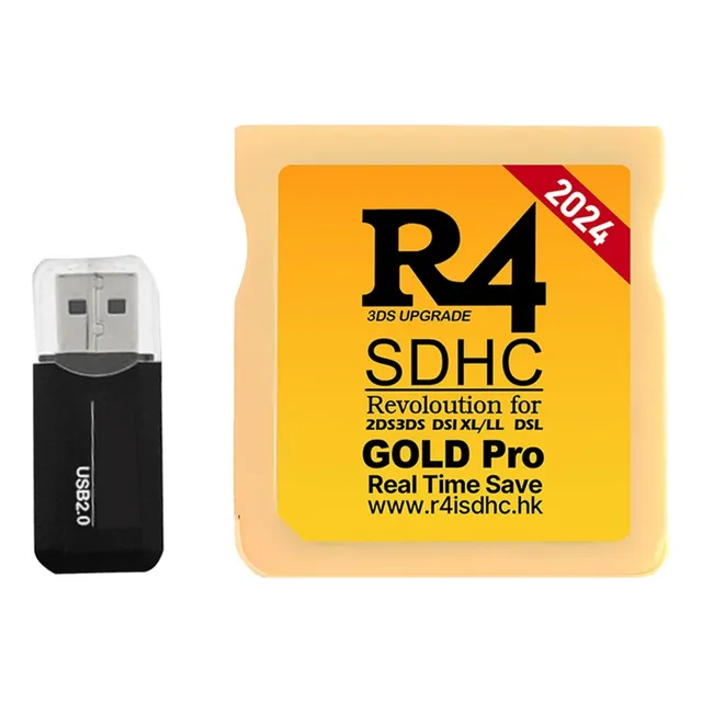 Tarjeta R4 2024 Tarjeta Flash R4 Sdhc Para 2ds 3ds Dsi Xl/l