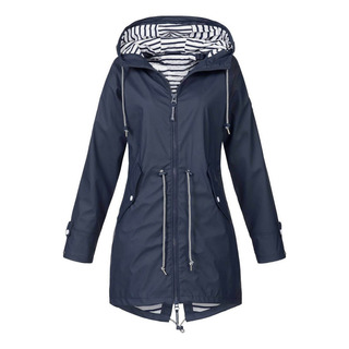 Abrigos M Para Mujer, Talla Grande, Impermeables A La Lluvia Abrigos M Para Mujer, Talla Grande, Impermeables A La Lluvia