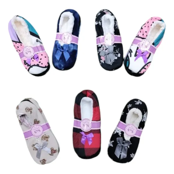 Pantuflas Para Dama (3 Unidades).