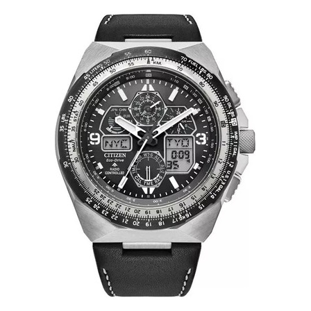 Citizen Promaster Skyhawk At Black Dial Jy8149-05e Color De La Correa Negro Color Del Bisel Plata Color Del Fondo Negro Citizen Promaster Skyhawk At Black Dial Jy8149-05e Color De La Correa Negro Color Del Bisel Plata Color Del Fondo Negro