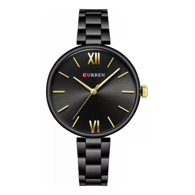 Reloj Elegante Curren 9017 Mujer Correa Acero Inoxidable