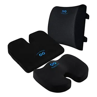 Lumbar Support Pillow For Office Chair And Seat Cushion... Lumbar Support Pillow For Office Chair And Seat Cushion...