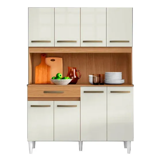 Armário De Cozinha Com 8 Portas Compacto Plus