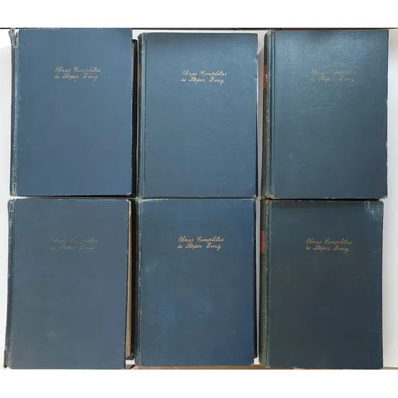 Coleção Com 6 Livros Obras Completas De Stefan Zweig Vol.3, 5, 8, 12, 14 E 16