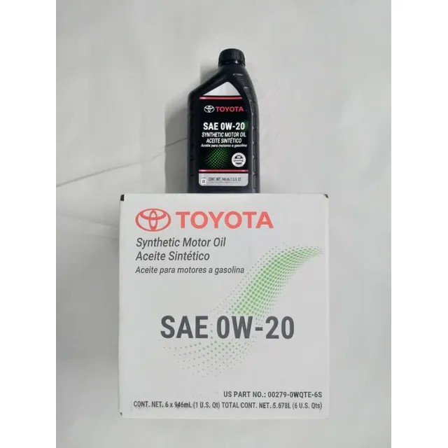 Aceite Full Sintetico 0w20 Toyota
