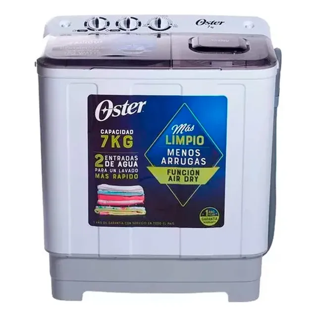 Lavadora Oster Doble Tina De 7 Kg Semi Automática
