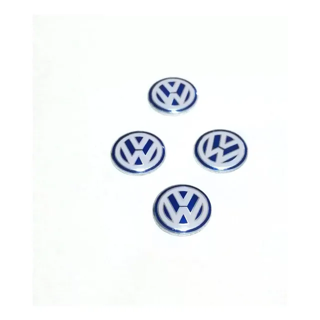 Set 2 Emblemas Adhesivo Carcasa Llave Alarma Volkswagen 14mm