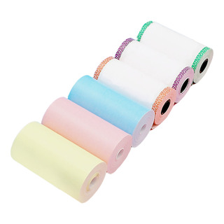 Papel Para Impressora Térmica Mini Rolo De 6 Núcleos 220g Papel Para Impressora Térmica Mini Rolo De 6 Núcleos 220g