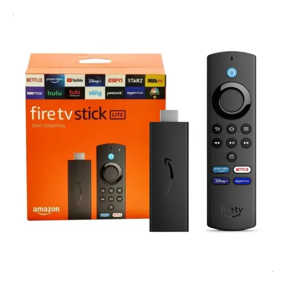 Tv Box Full Hd Fire Stick Lite 2 8gb Preto 100% Tipo De Cont Tipo de controle remoto De voz