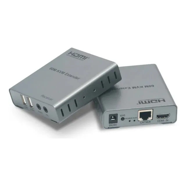 Extensor Kvm Hdtv Por Utp + Usb 1080p 60mts
