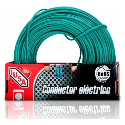 Cable 8 Iusa Thw-ls Cobre 19 Hilos Antiflama 600v Colores unipolar 100mts