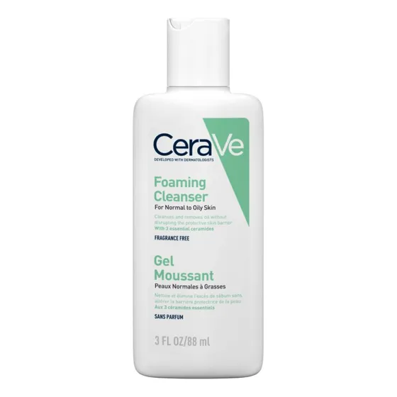 Cerave® Gel Limpiador Espumoso 88ml | Piel Normal A Grasa