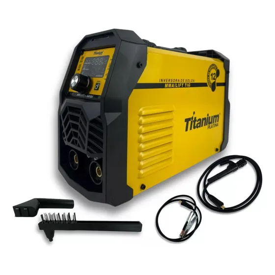 Maquina Inversora De Solda Arclite Ti160bv Titanium Platina