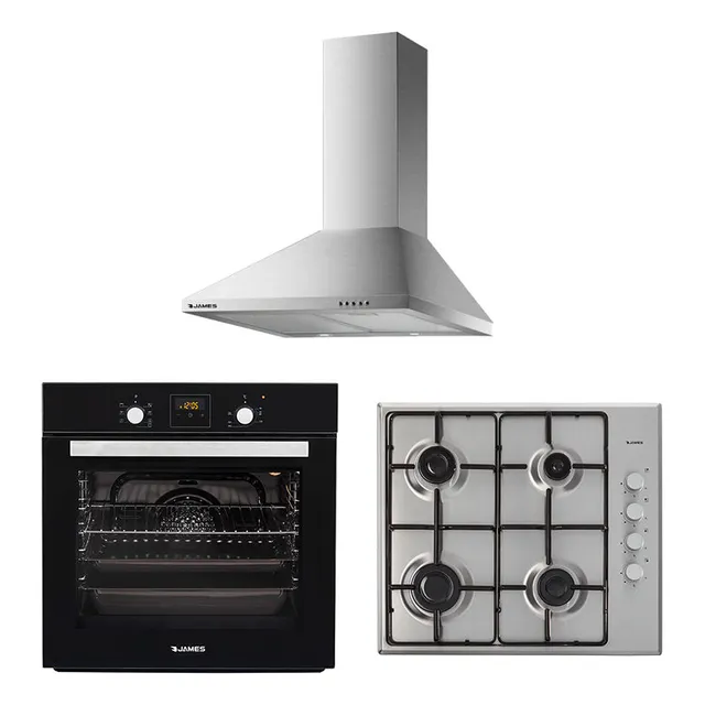 Combo James Anafe Super Gas + Horno + Campana - Sas