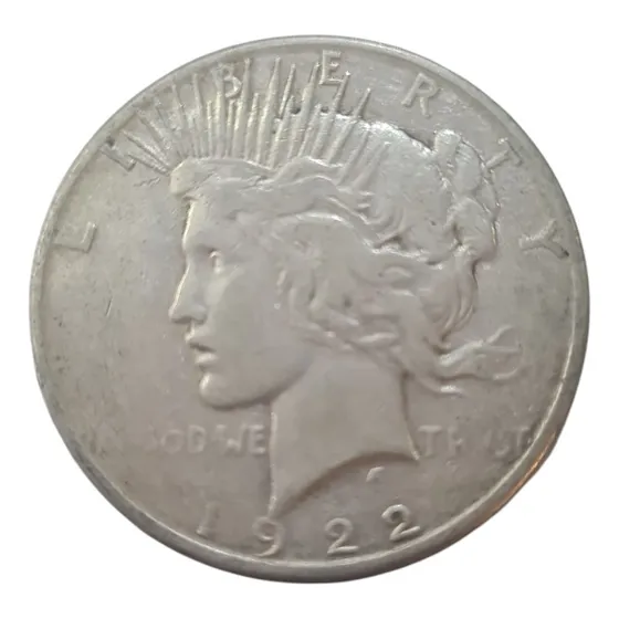 Monedas Mundiales : Usa Peace Dollar Plata 1922 Dolar