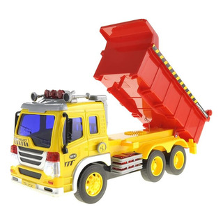 Dump Truck Juguete De Fricción Con Luces Y Sonido Push & Go Dump Truck Juguete De Fricción Con Luces Y Sonido Push & Go