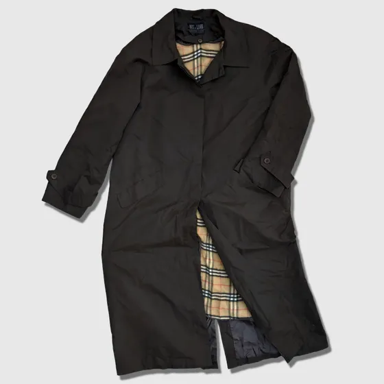 Piloto Trench Vintage Con Abrigo Desmontable Unisex