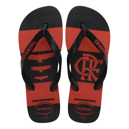 Chinelo Havaianas Top Times Flamengo Original Confortável Flamengo 39-40 Br