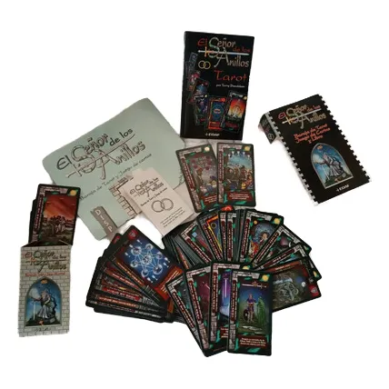 Juego De Cartas Tipo Tarot Y Libro Del Señor De Los Anillos
