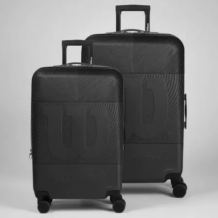 Kit 2 Malas Viagem Wilson Despacho Bordo Pm Viagem Anac 23kg Preto